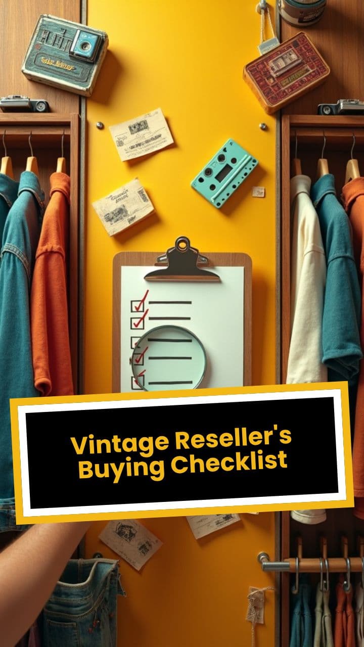 Vintage Reseller's Buying Checklist
