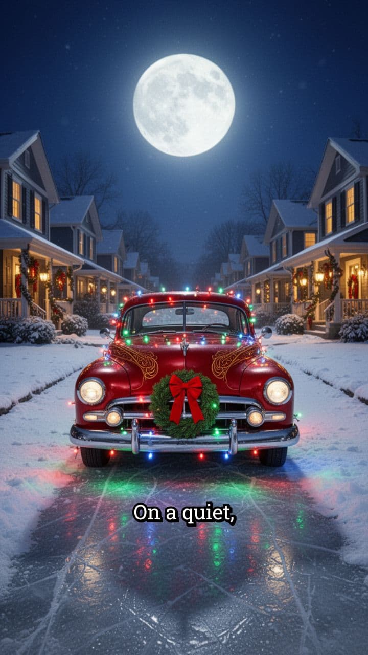 Santa's Modern Christmas Arrival