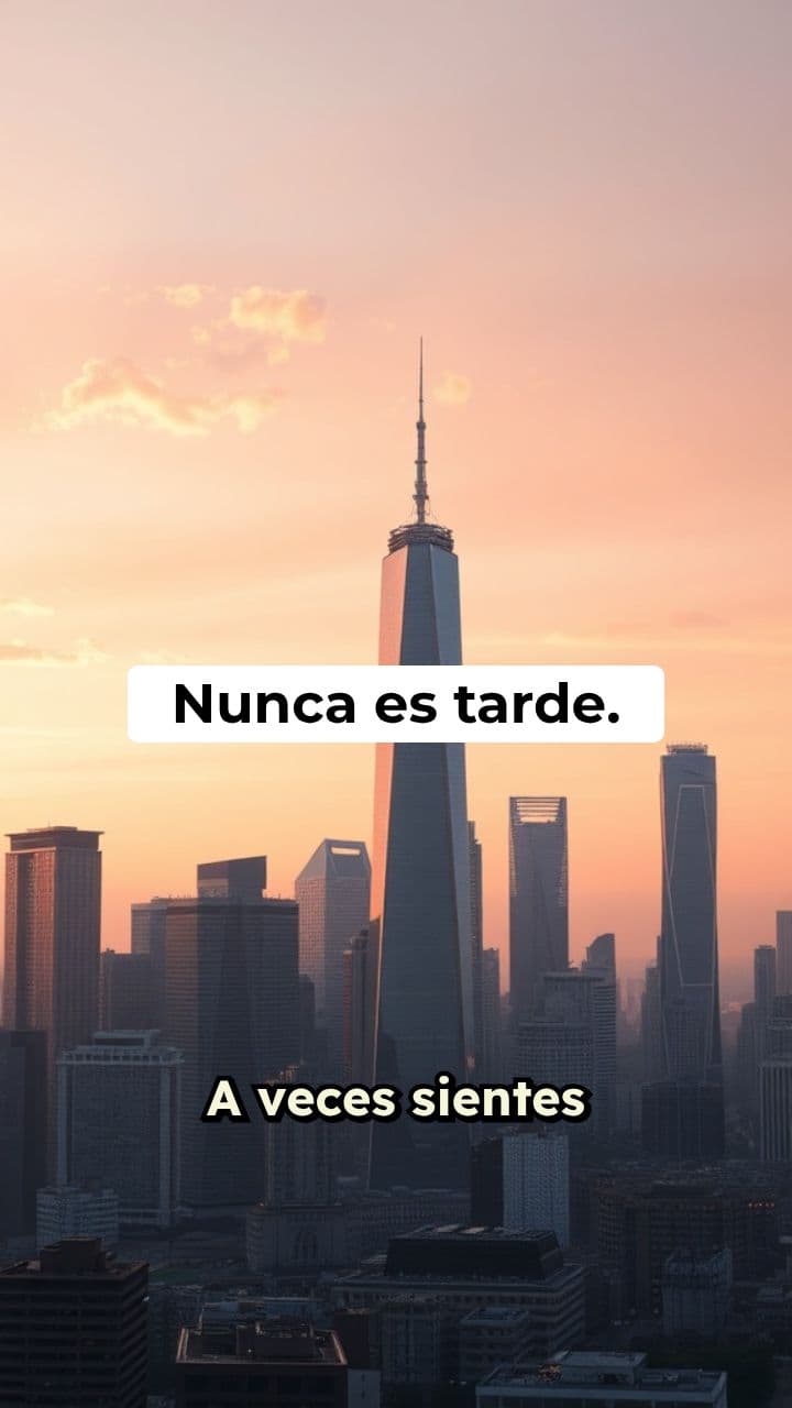 Nunca es Tarde