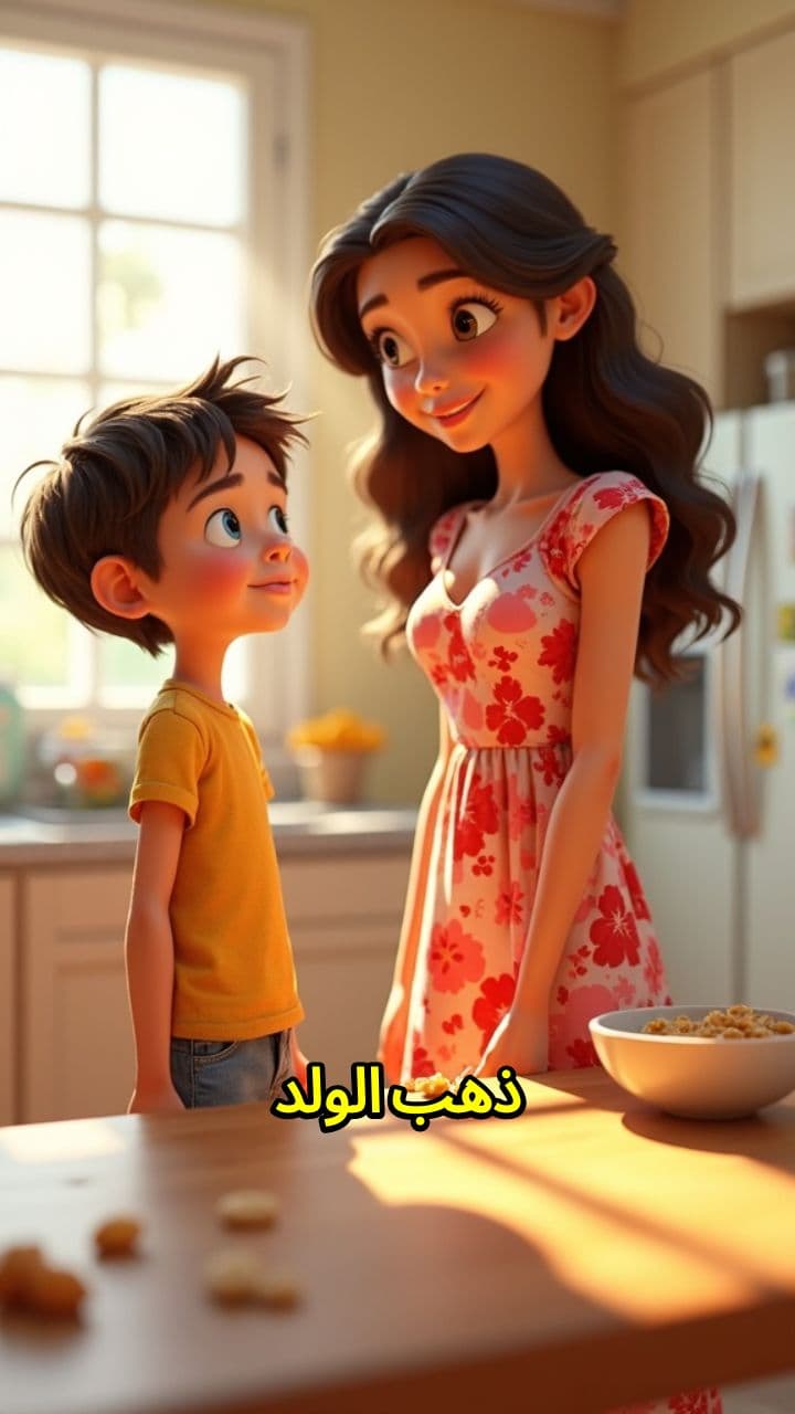 الولد وطلب المال