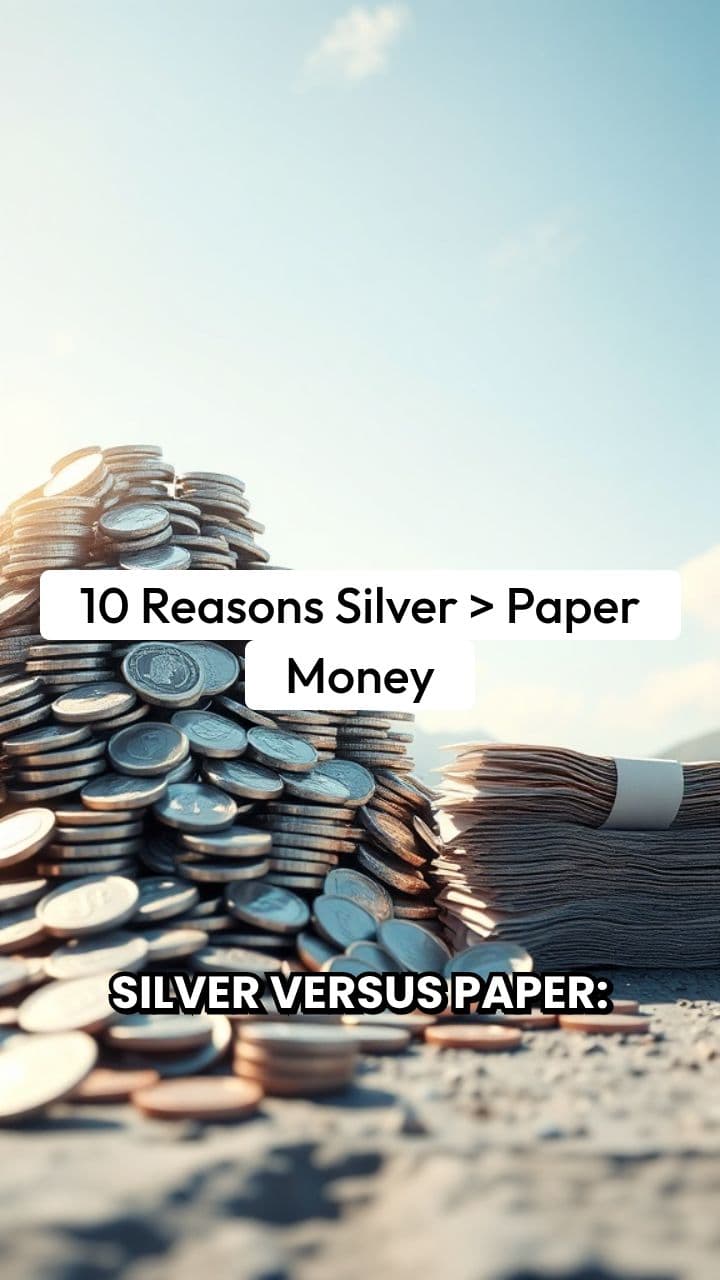 10 Reasons Silver is Better Than Paper Money