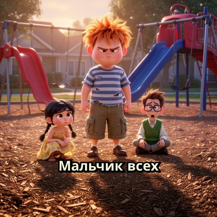 Взрослая тень приходит за обидчиком