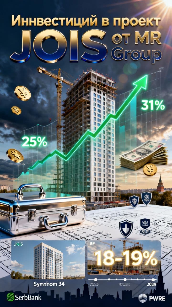 Инвестиции в проект JOIS от MR Group