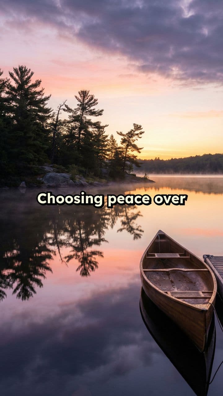 Choosing Peace Over Noise