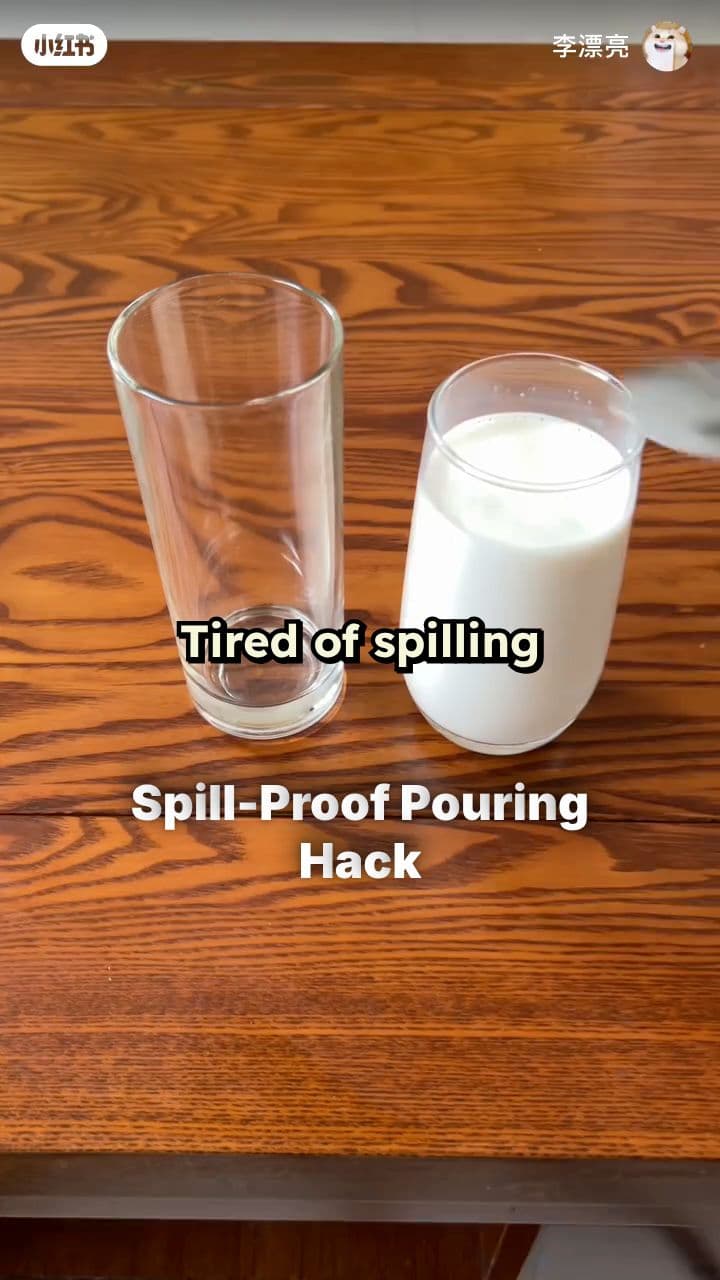 Spill-Free Pouring with a Spoon