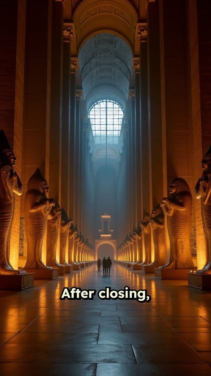 Night at the Grand Egyptian Museum