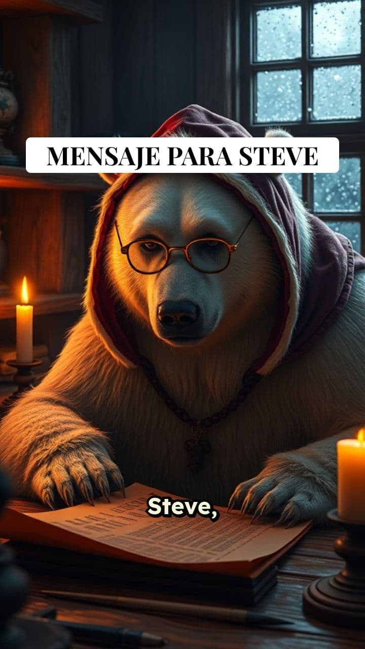 Un Mensaje de Papá Oso para Steve