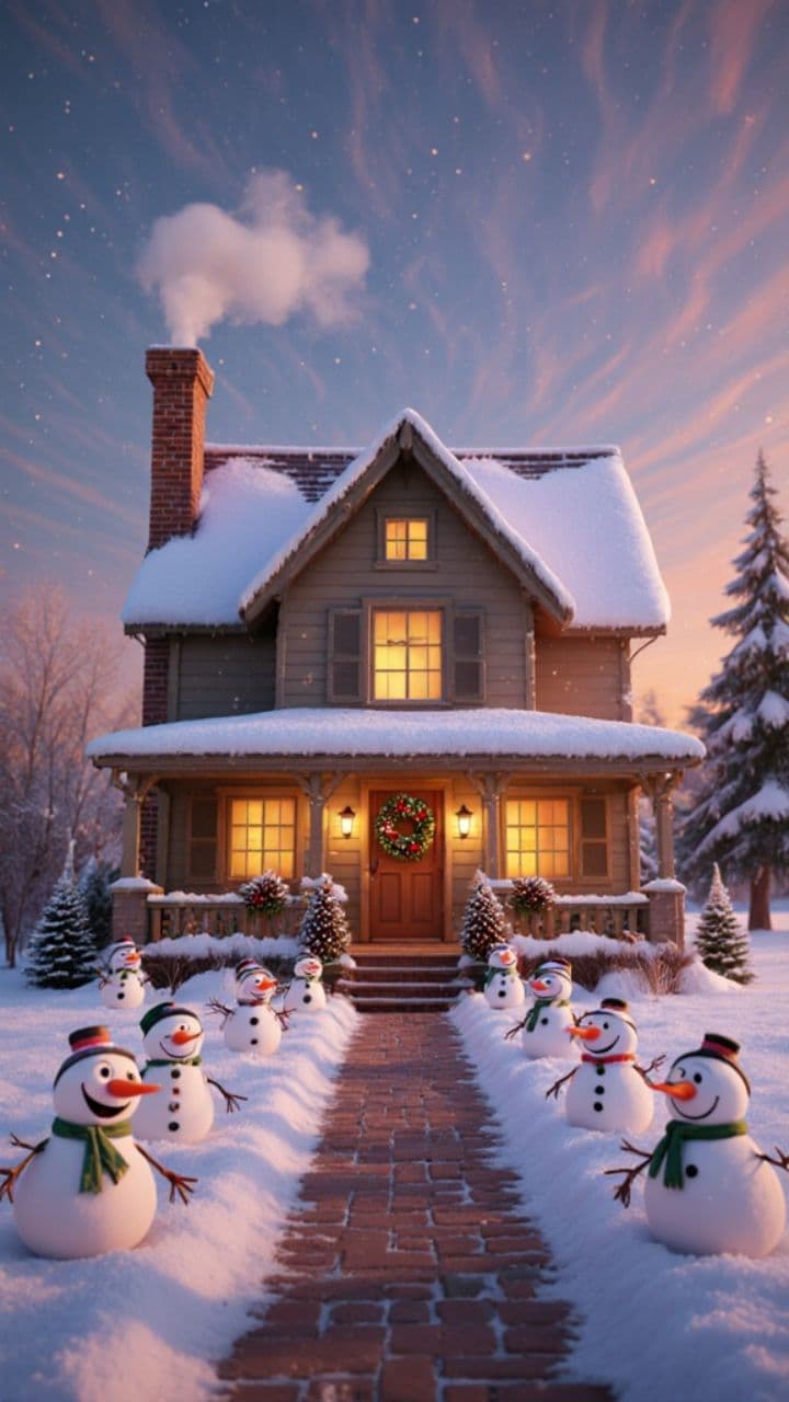 Living Like a Snowman Smile