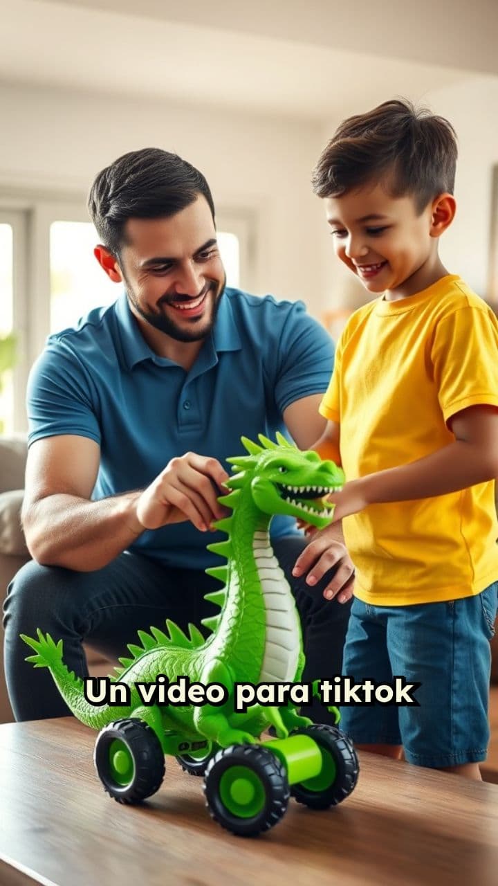 Dragón y camión: ¡diversión en familia!