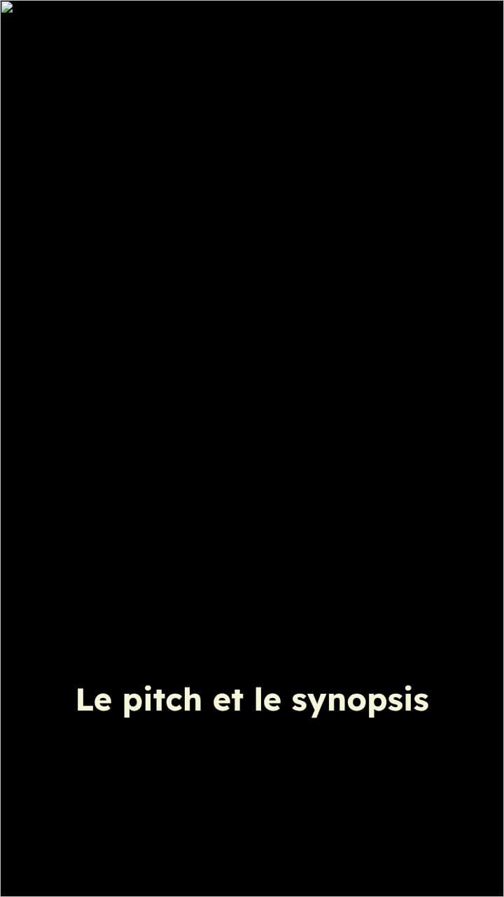 Écriture cinématographique : pitch et scénario