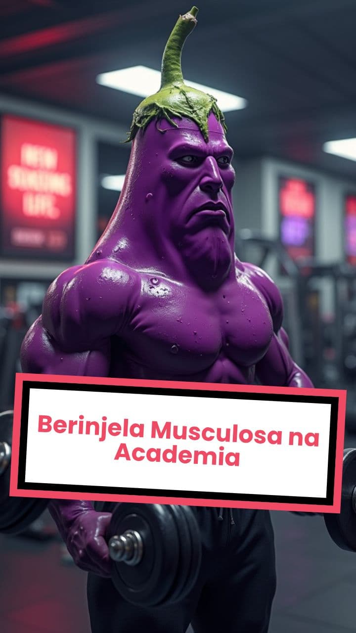 Berinjela Musculosa na Academia