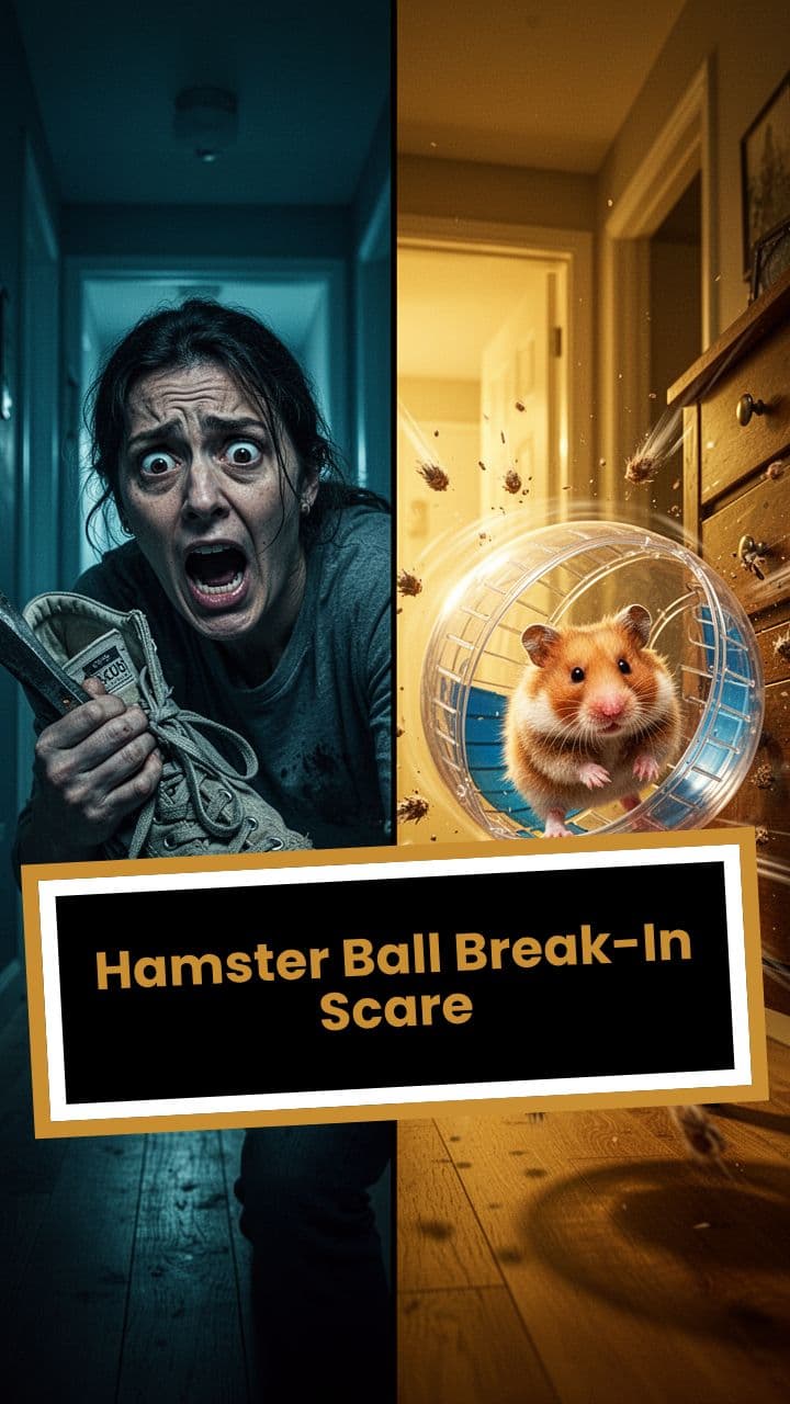 Hamster Ball Break-In Scare