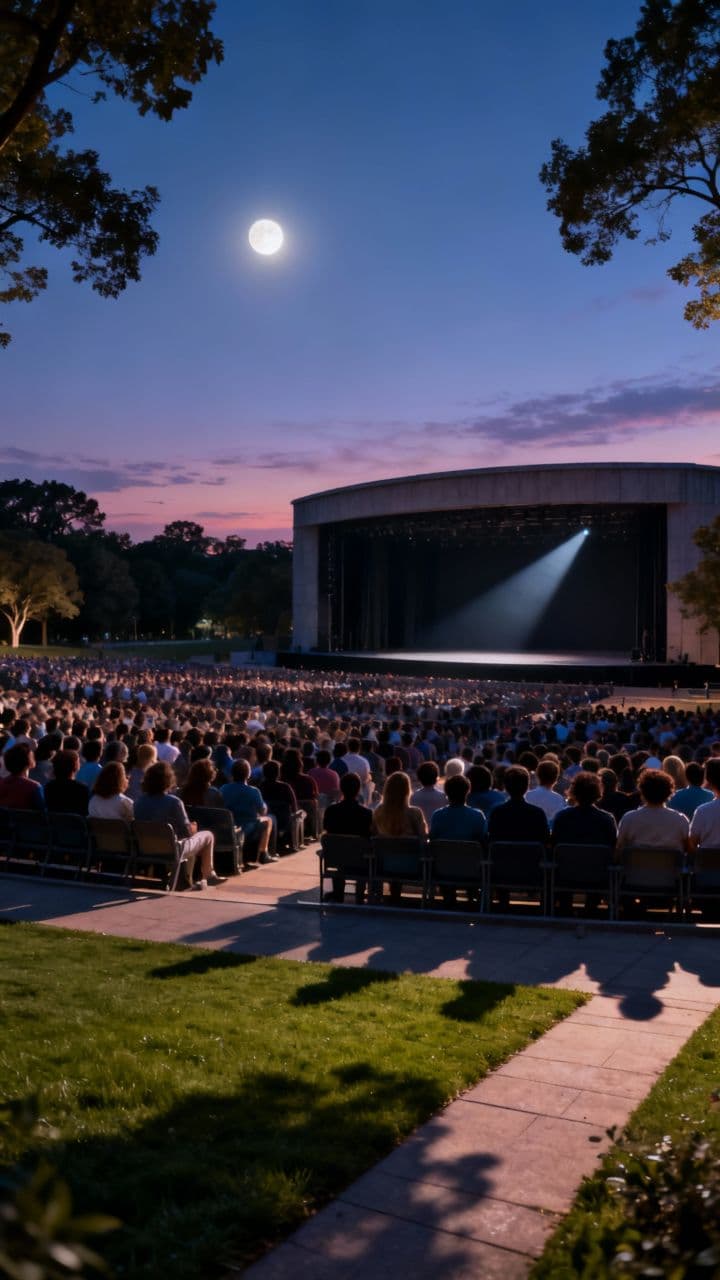 Moonlit Ballet in the Crowd
