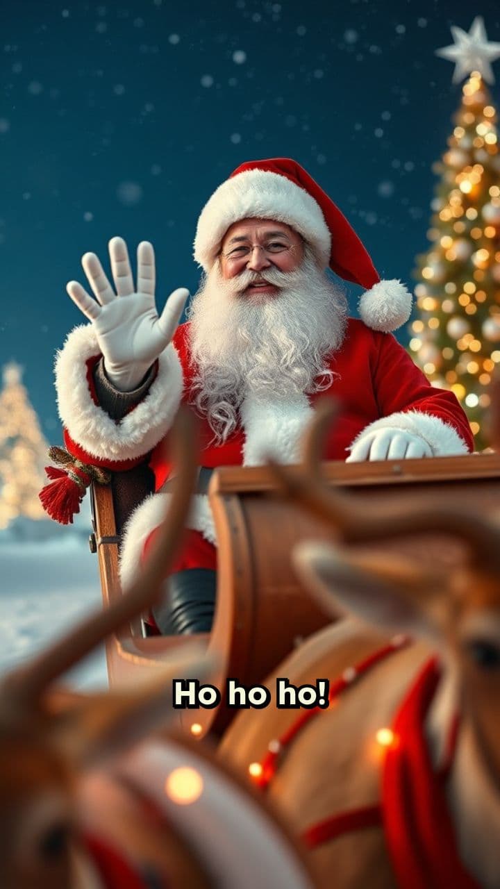 Papai Noel no Trenó
