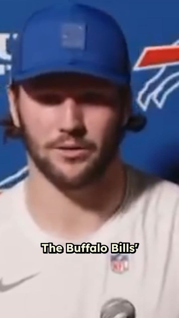 Josh Allen Speaks Out On Viral Moment