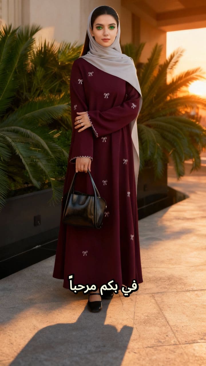 أناقة العباية المغربية