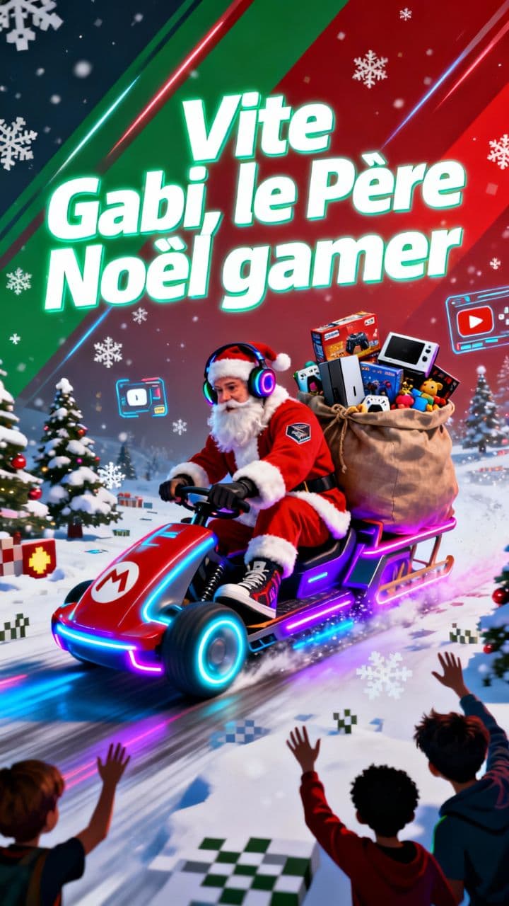 Vite Gabi, le Père Noël gamer