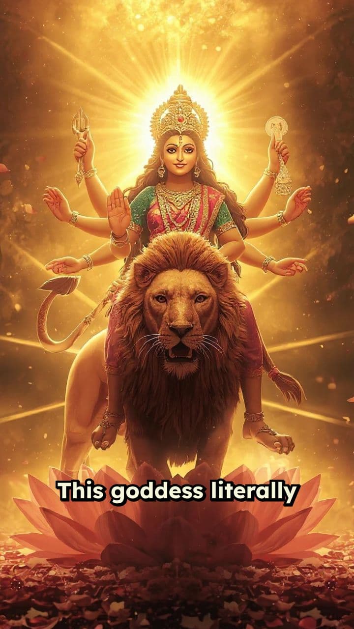 Divine Queen on a Lion Uber