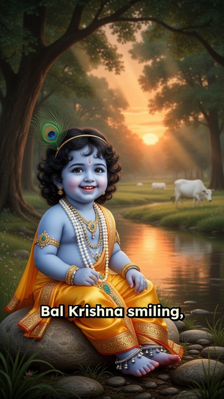 Bal Krishna Smiling Bhajan Reel