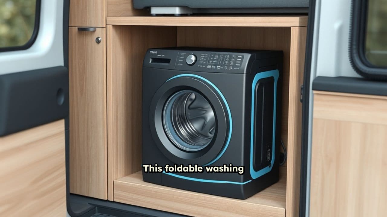 Portable Foldable Washing Machine for Travelers