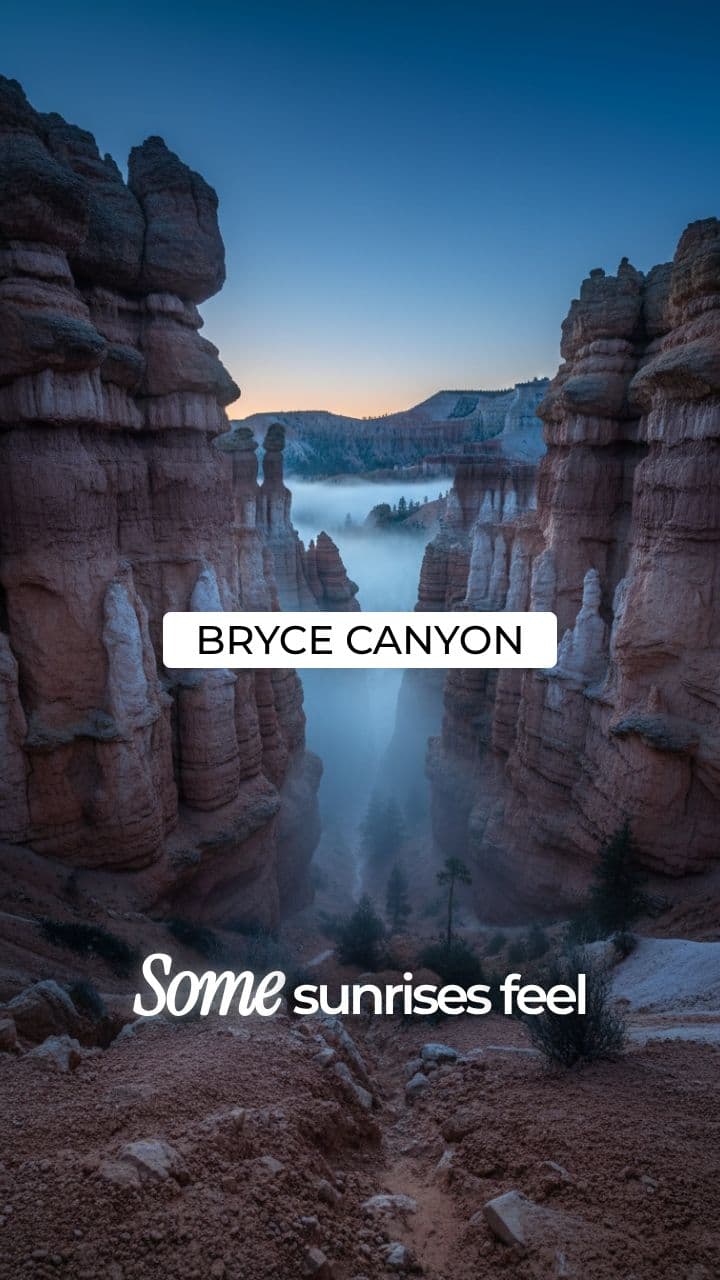 The Most Surreal Sunrise in America — Bryce Canyon
