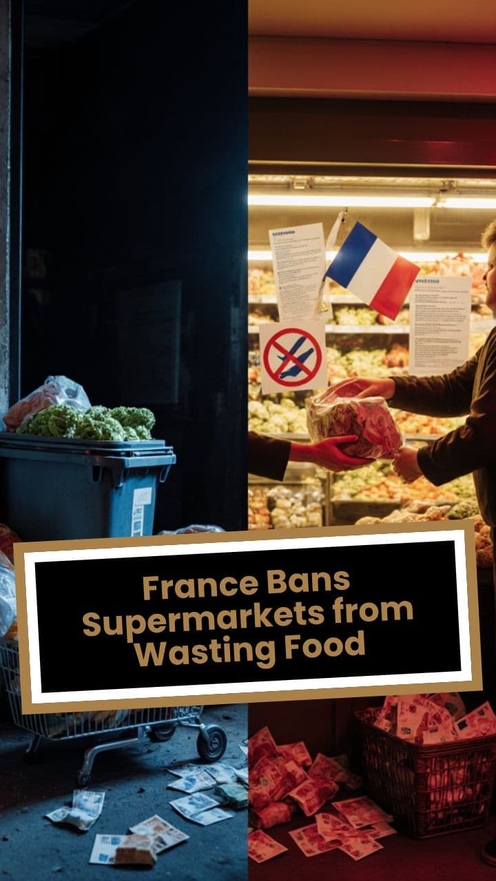 France Bans Supermarkets from Wasting Food