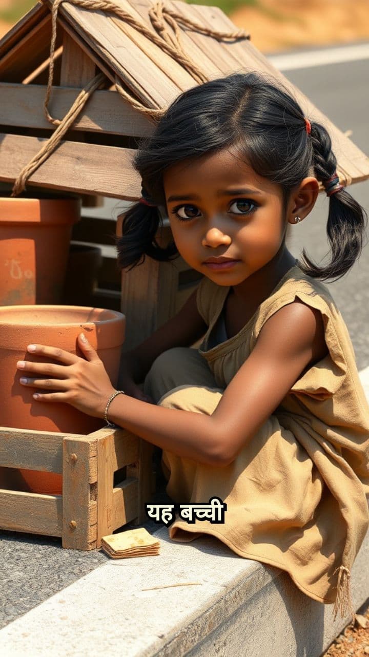 बच्ची का सपना और बारिश का कहर