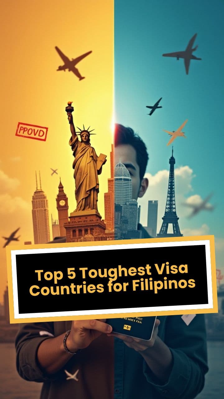 Top 5 Toughest Visa Countries for Filipinos