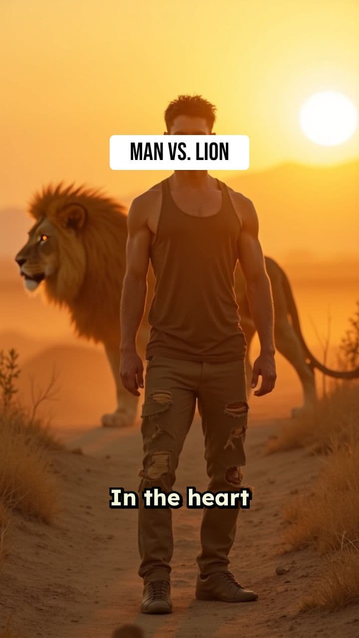 Man vs. Lion: The Ultimate Showdown