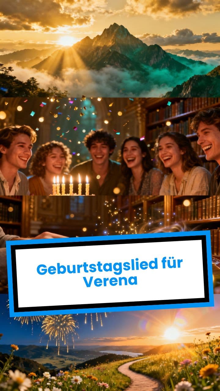 Geburtstagslied für Verena
