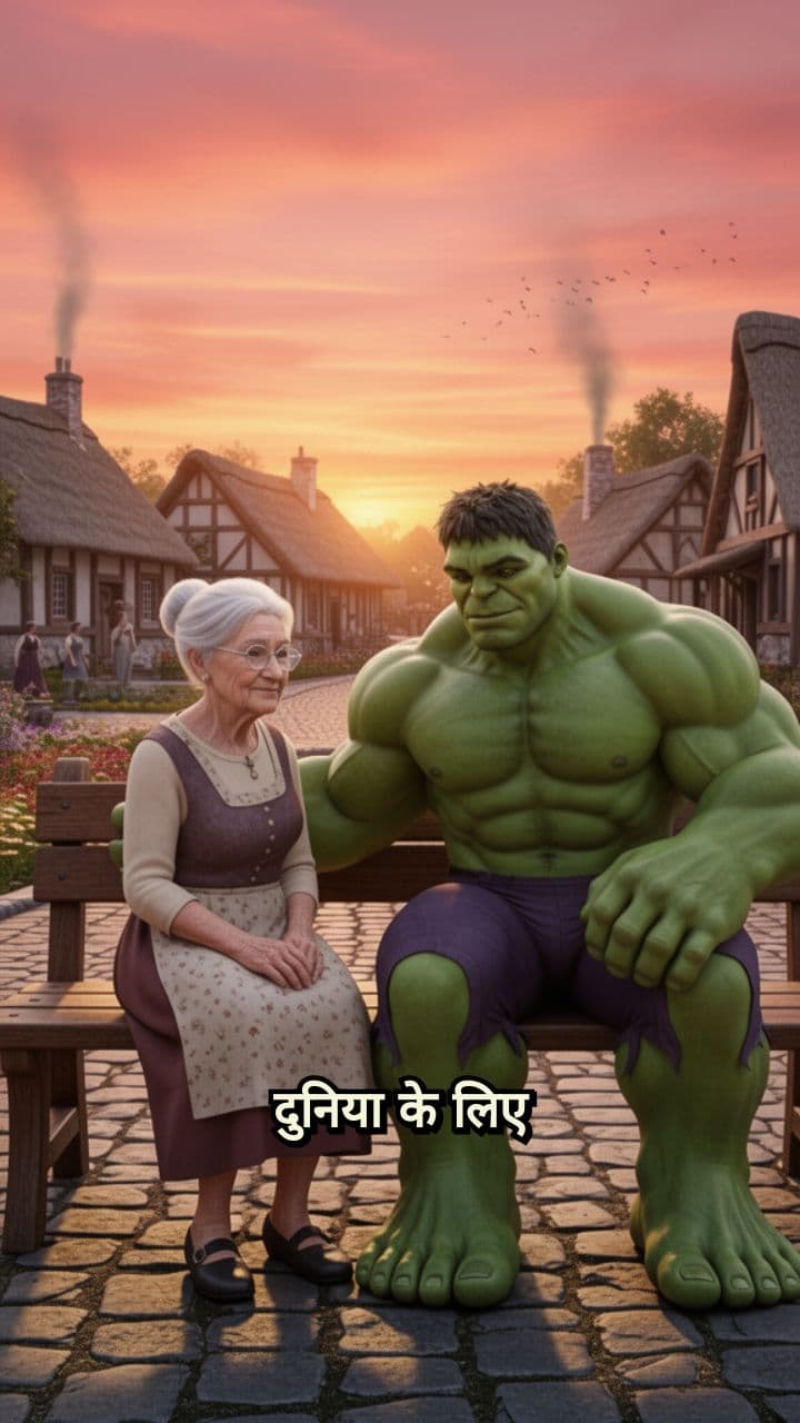 Dadi Maa and the Green Giant