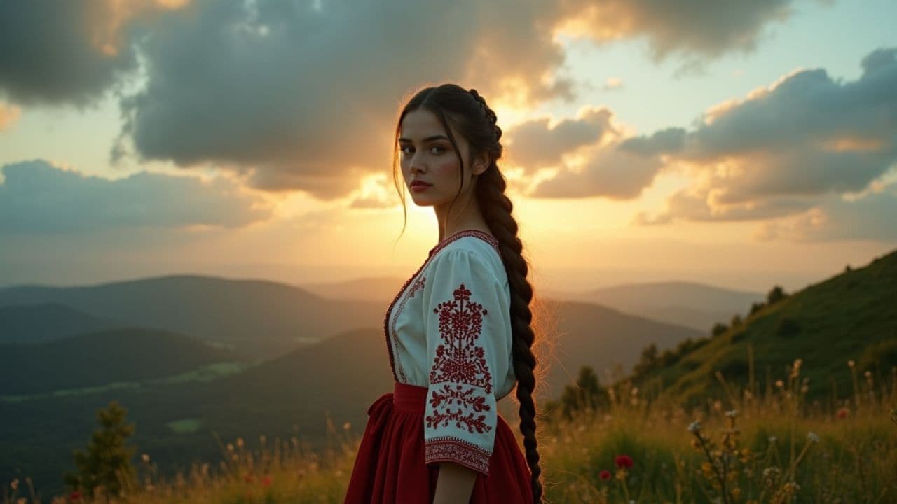 Украинка и ангелы