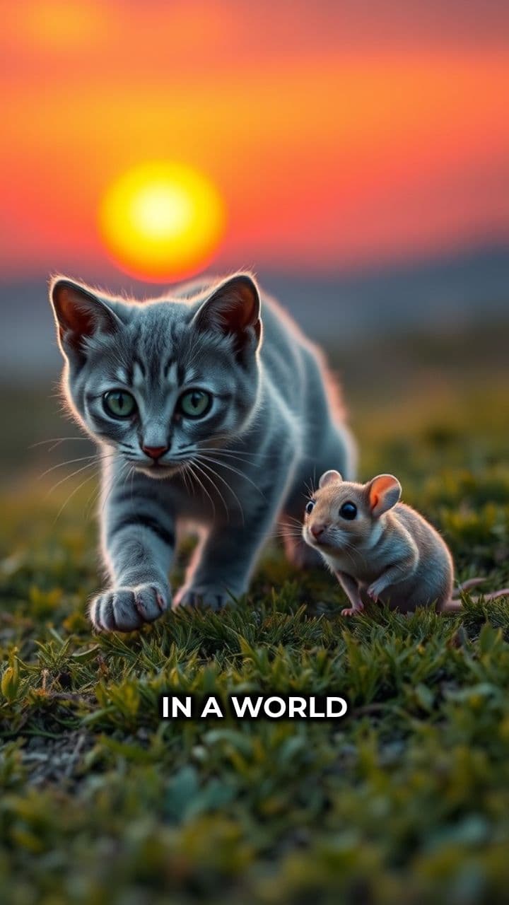 An Unlikely Friendship: Cat and Mouse