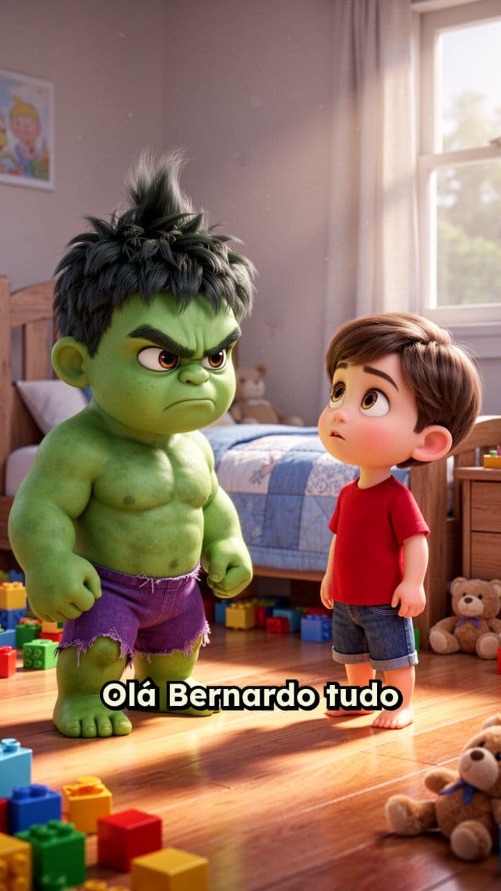 Hulk ensina a escovar os dentes