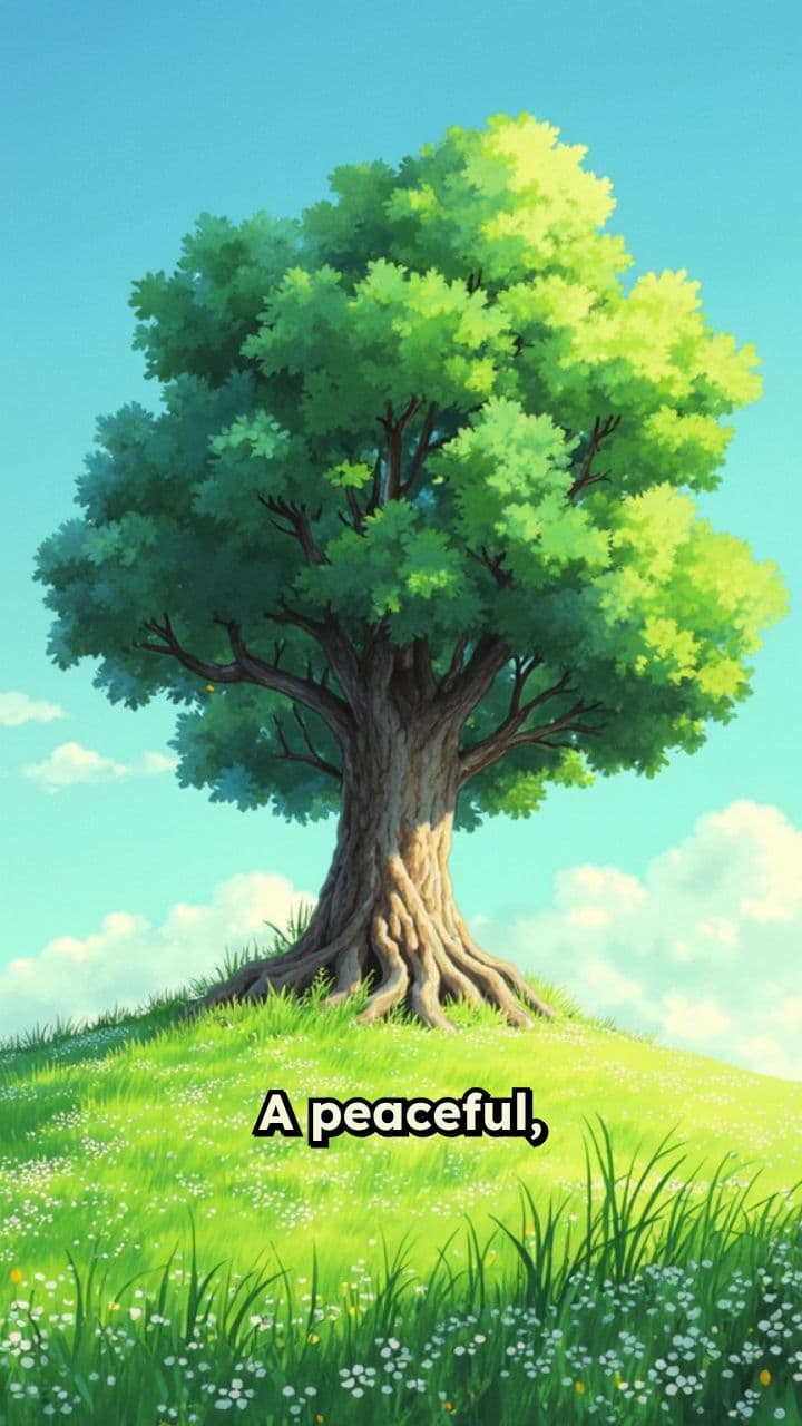 Serene Skeleton in a Meadow