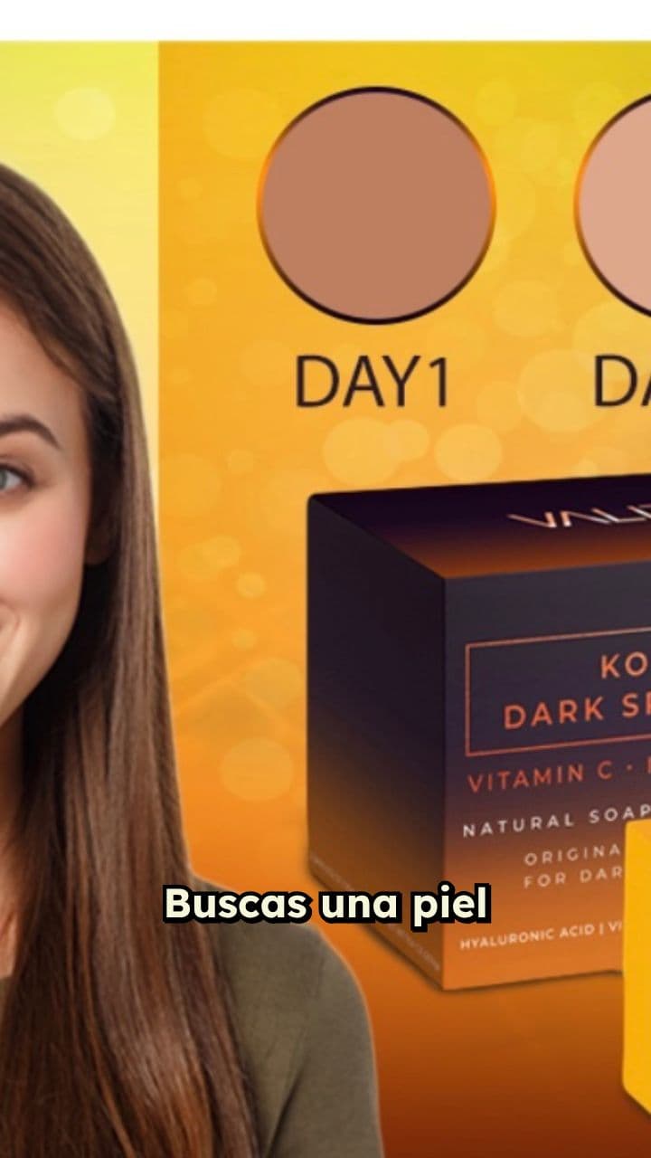 Jabón iluminador para piel sin manchas