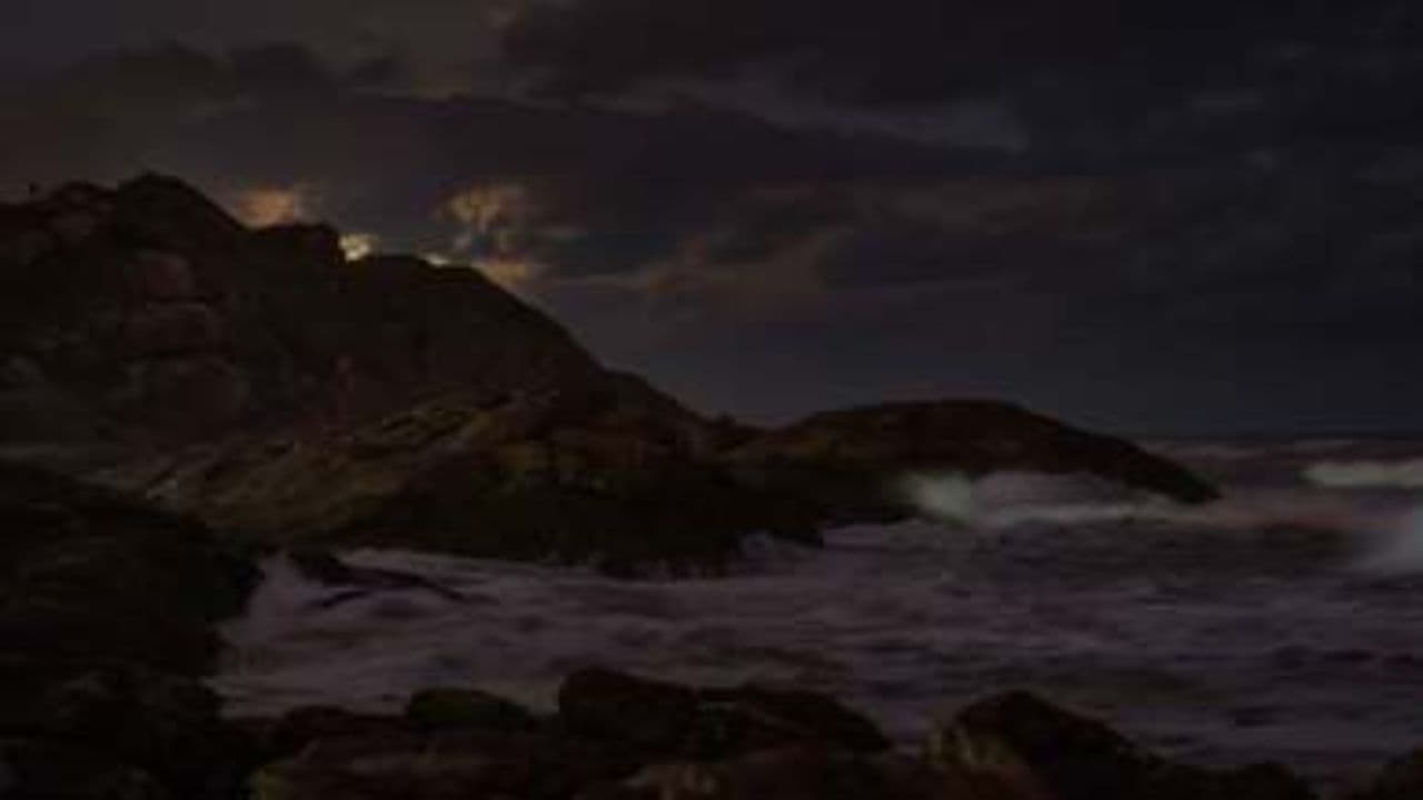 Moonrise Through Clouds