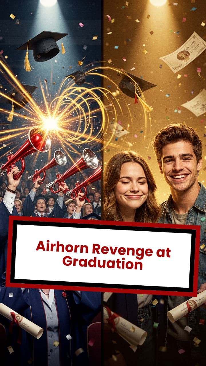 Airhorn Revenge at Graduation