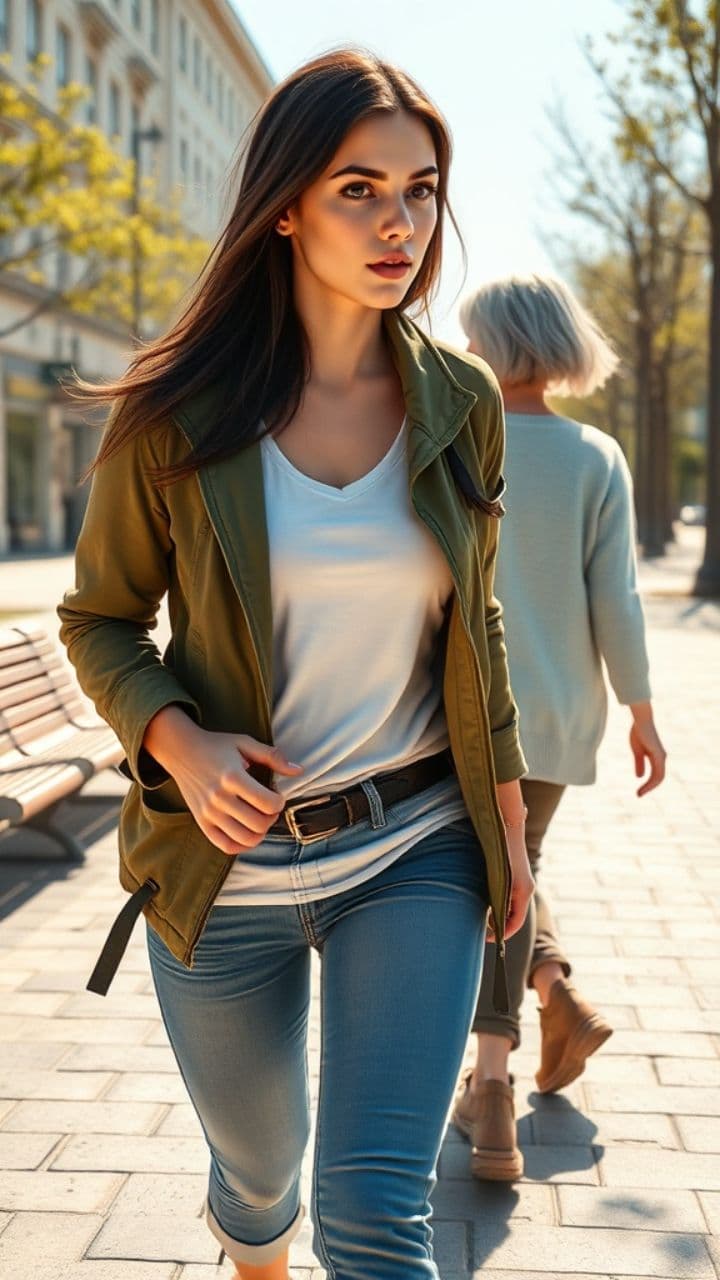 Encuentro efímero en la plaza
