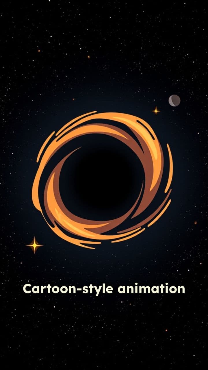 Cartoon Black Hole Animation
