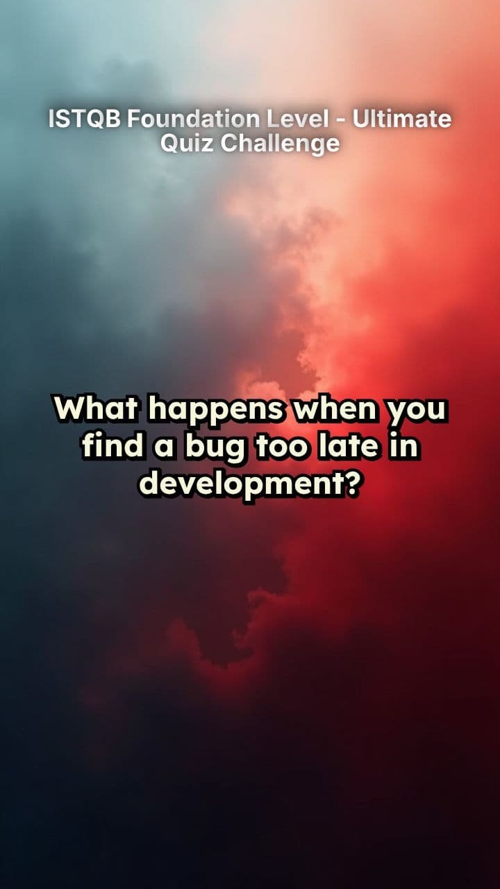 ISTQB Foundation Level - Ultimate Quiz Challenge