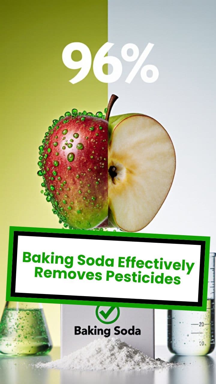 Baking Soda Effectively Removes Pesticides