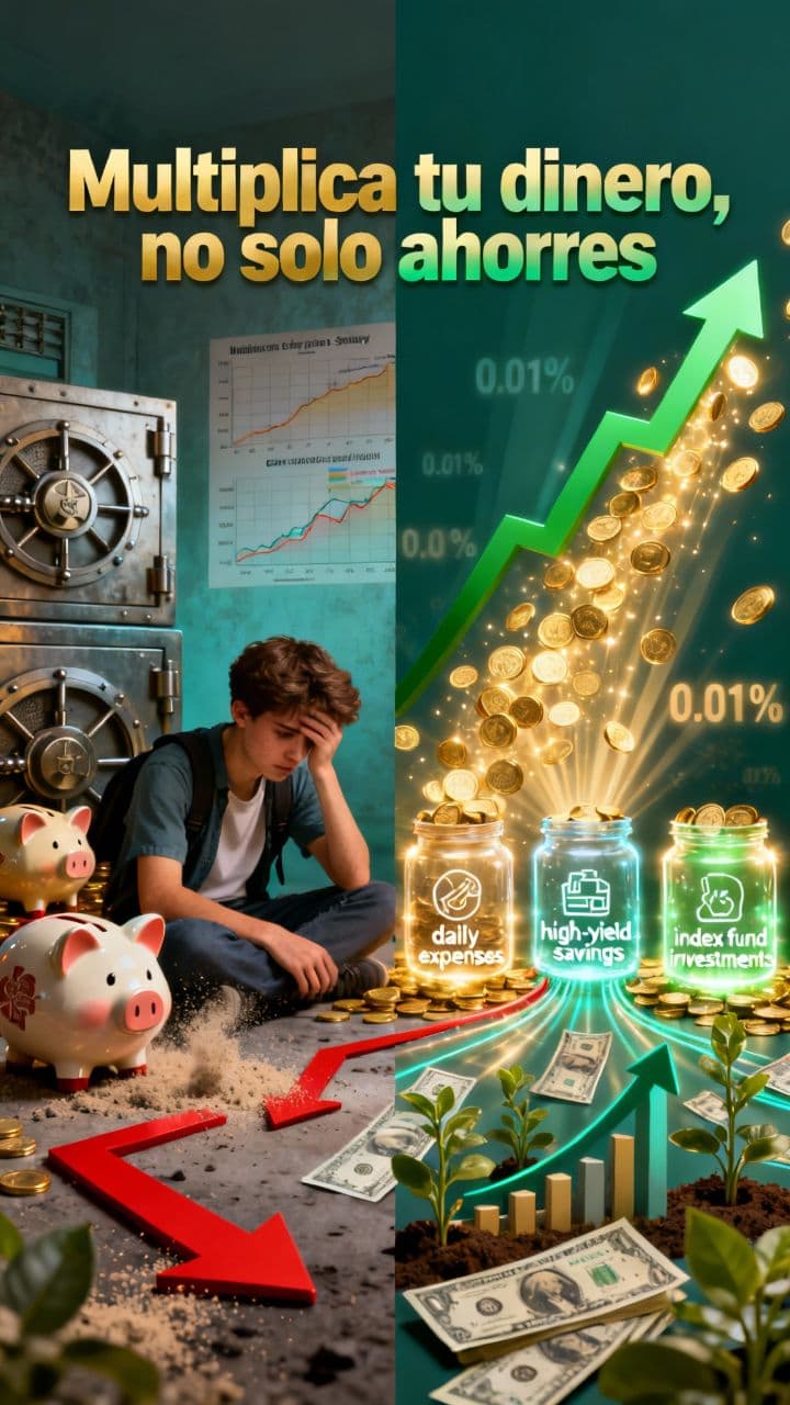 Multiplica tu dinero, no solo ahorres