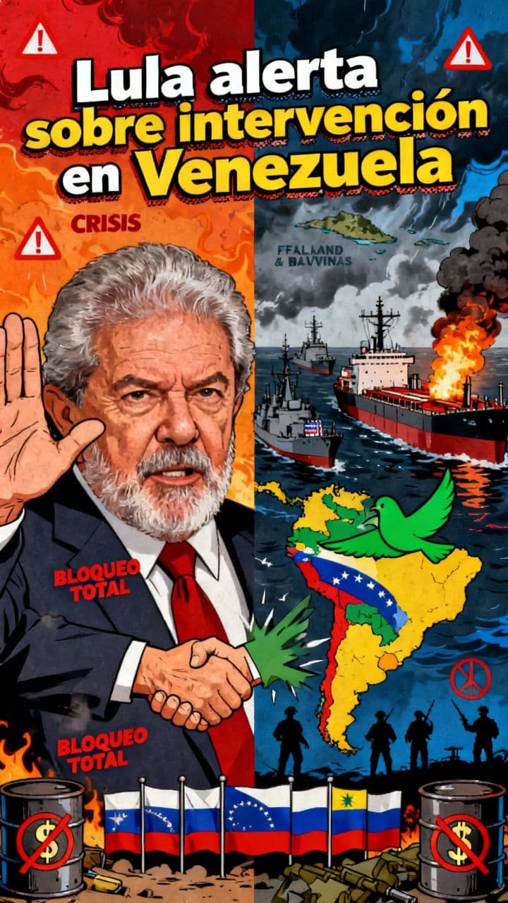 Lula alerta sobre intervención en Venezuela