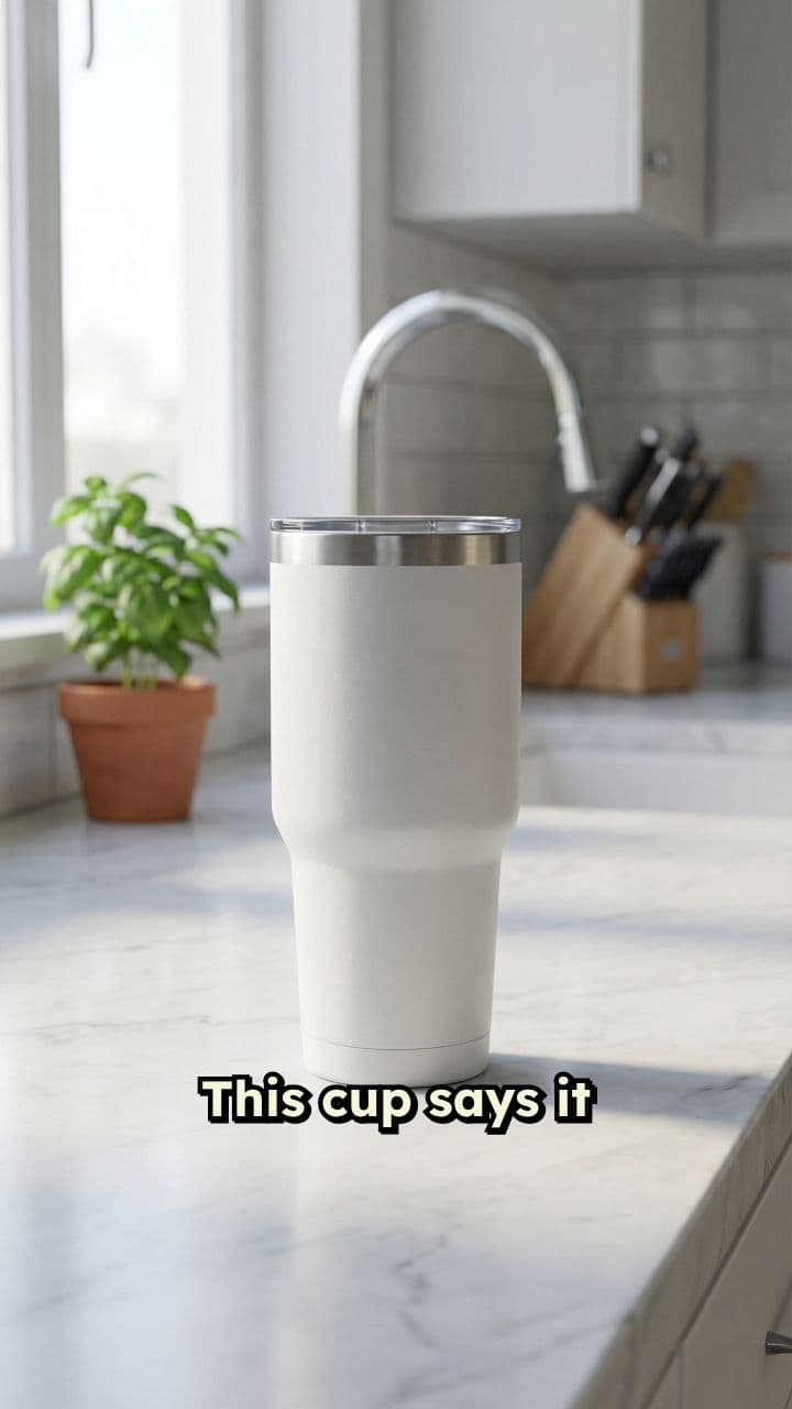 It’s Fine Cat Insulated Tumbler