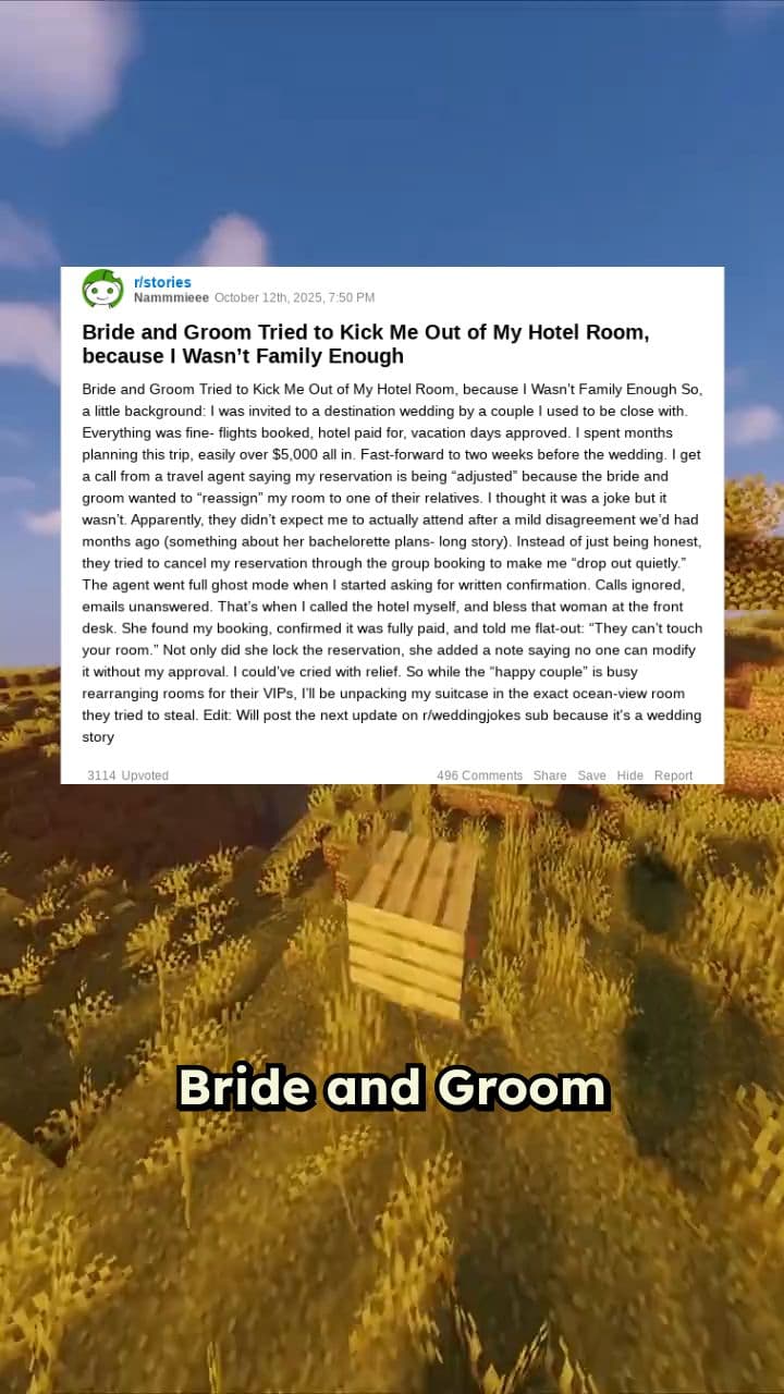 Wedding Drama: Room Reassigned, But Not Today