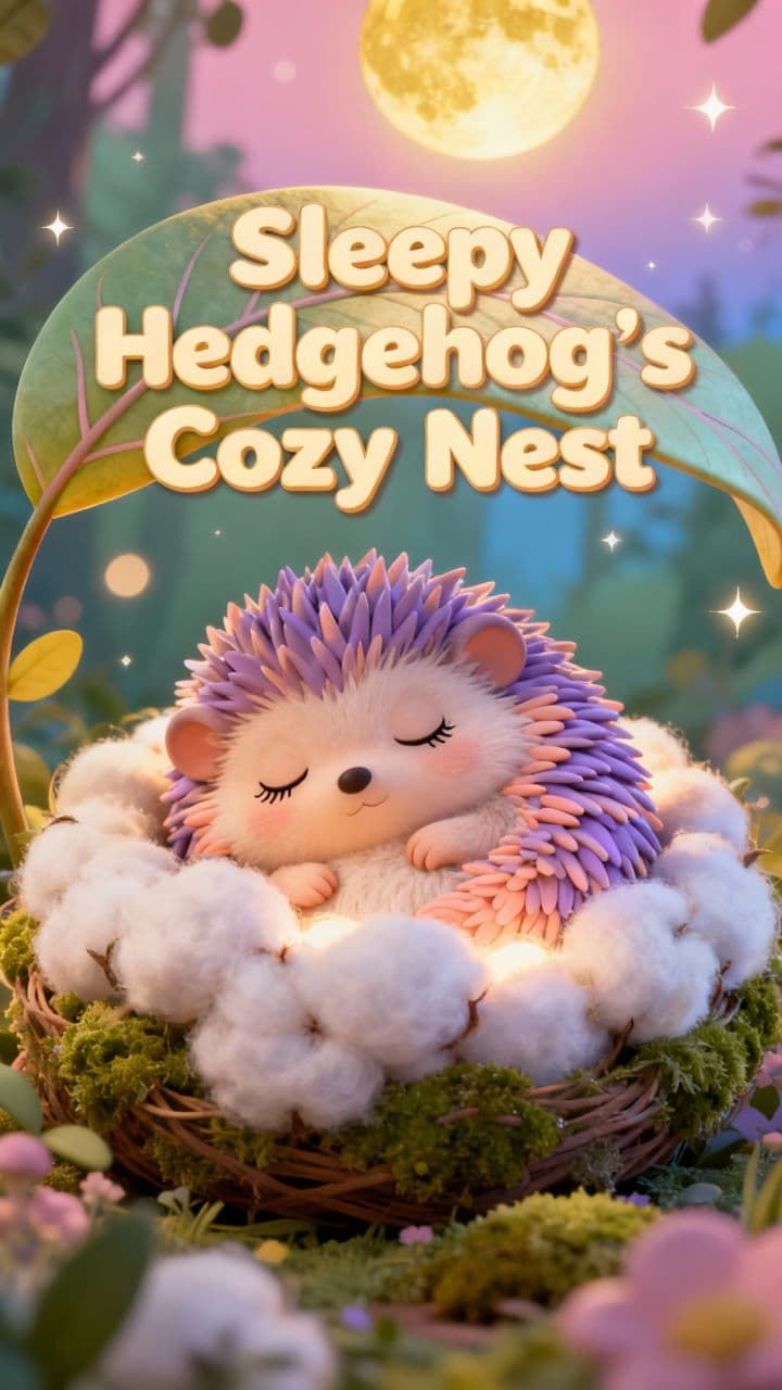Sleepy Hedgehog's Cozy Nest