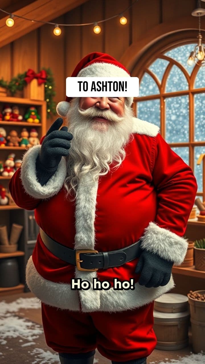 Santa's Christmas Message for Ashton