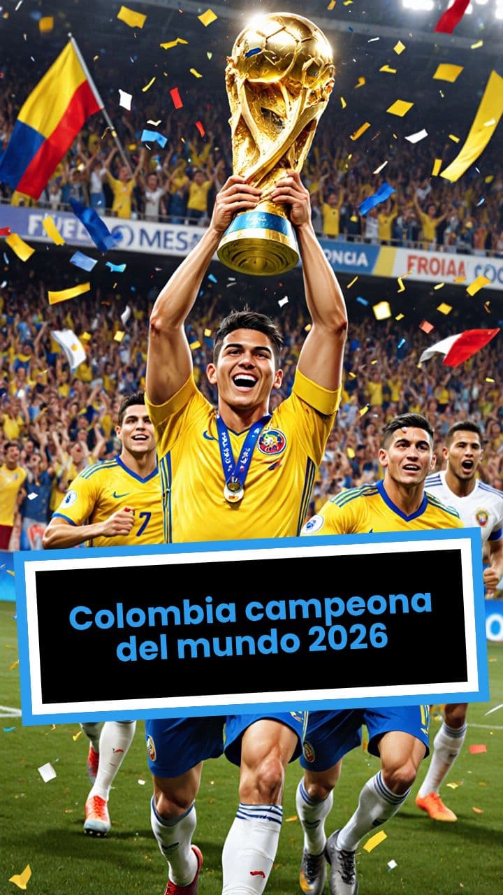 Colombia campeona del mundo 2026