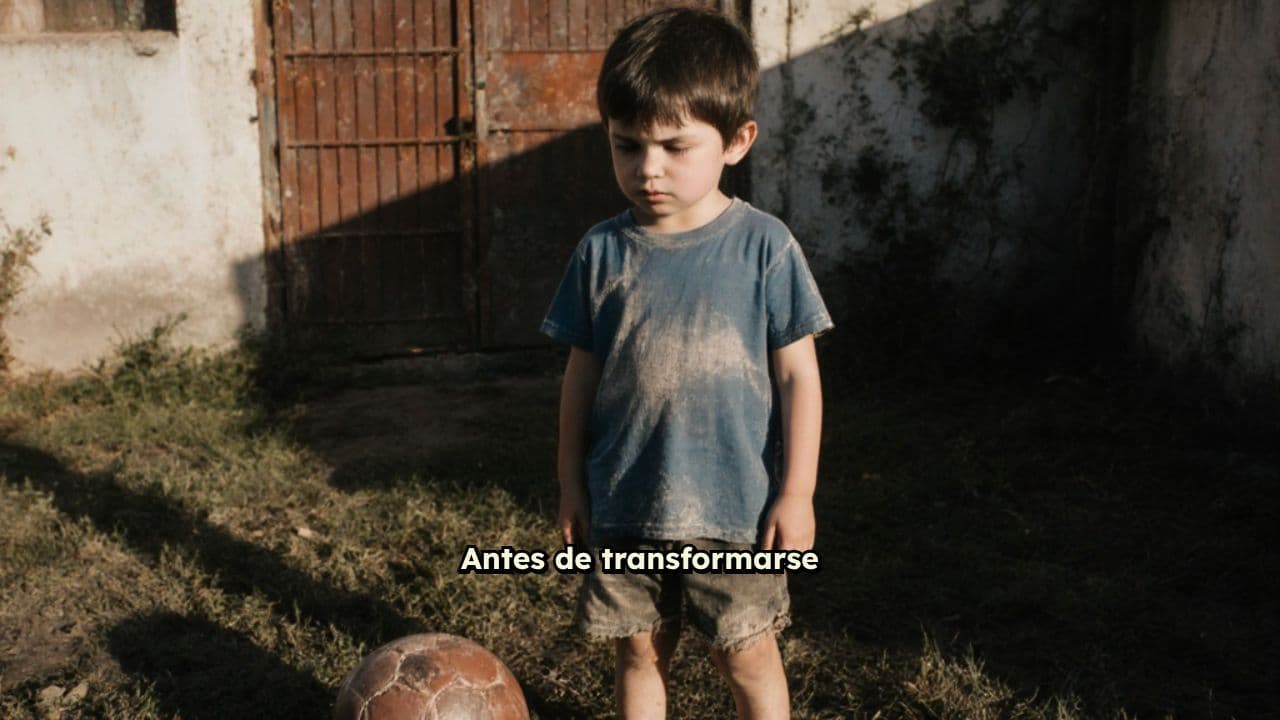 La infancia frágil de Lionel Messi